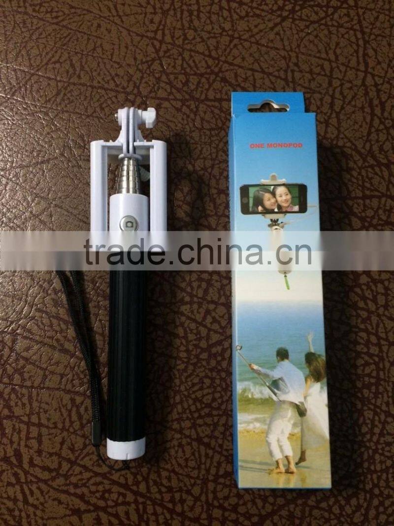 Wholesale newest monopod selfie stick wired folding selfie stick with best quality