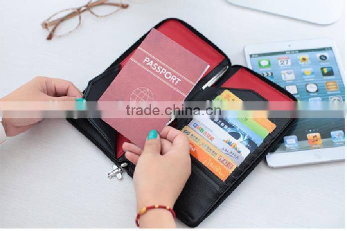 Organizer Wallet Purse Document Holder Case Bag Travel Passport Holder