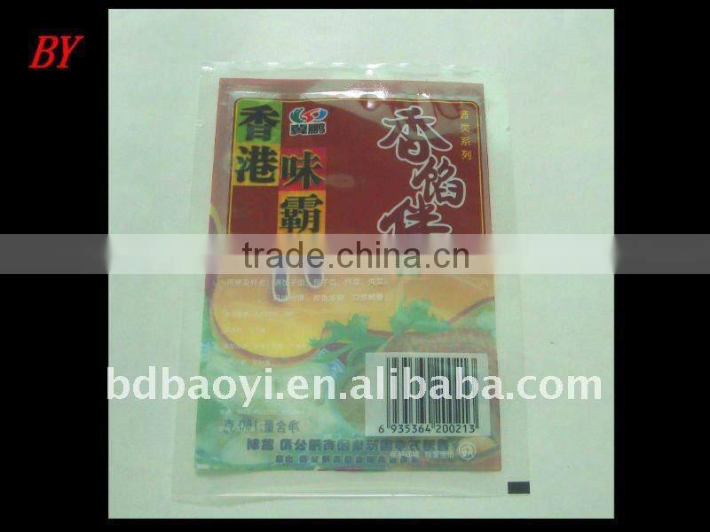 New! BOPP/PE three side seal pickle plastic bag with good printing design