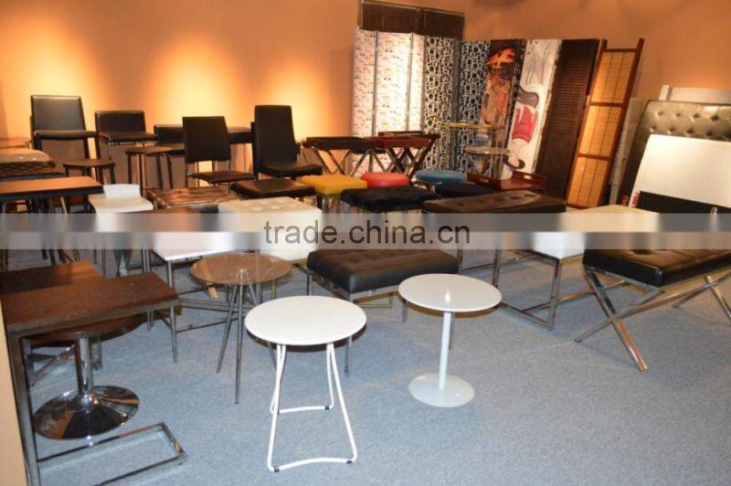 Stainless Steel Tufted Ottoman OT-830