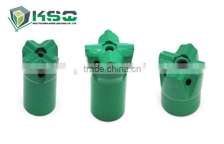 thread Steel Cross Type Bit Rock Button Bit