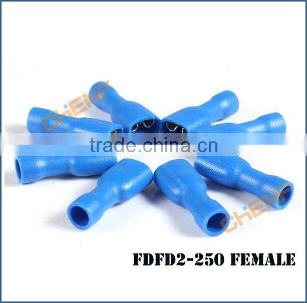 High Quality 1.5-2.5mm2 (AWG16-14) Fully Insulated Female Disconnect TerminalFDFD2-250