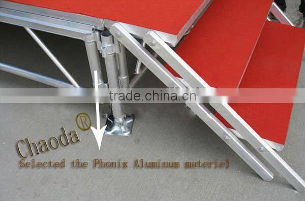 aluminum folding portable stage platform