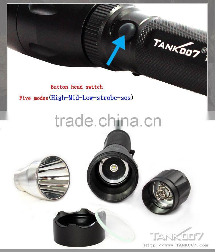rechargeable powerful hunting led torch bright light torch police flashlight