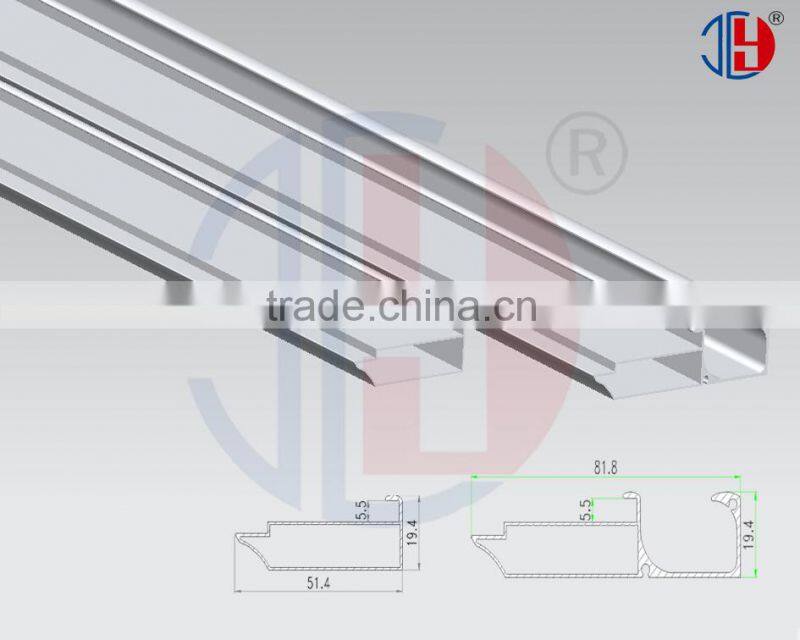 High quality aluminum extrusion profile used for kitchen cabinet frame door