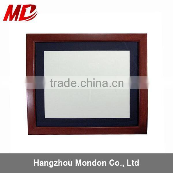 Certificate Wooden Frame with Gold Trim