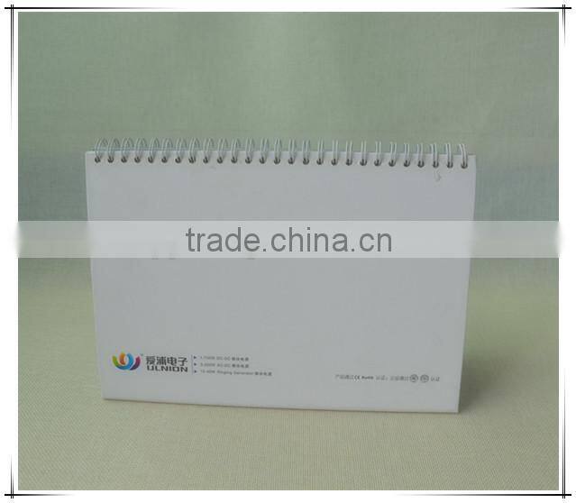 Printing service factory spiral desk calendar customized cute desk calendar unique desk calendar