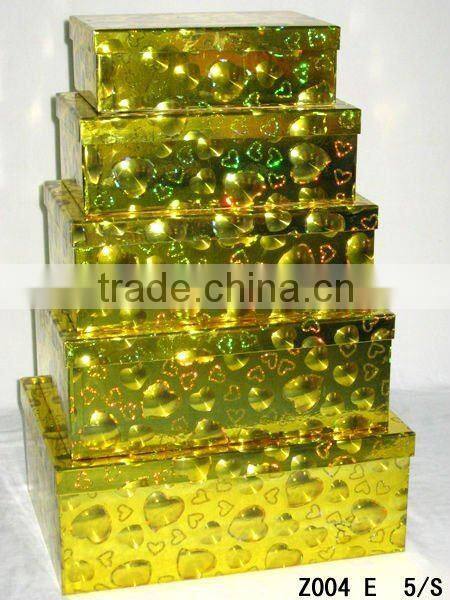 PET Multi lens film Laminating Paper Gift Box