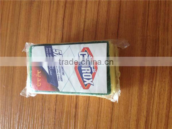 hot sale kitchen dishwashing cleaning sponge scouring pads
