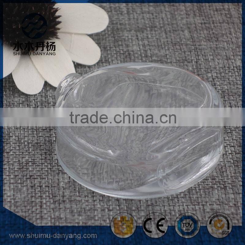 High quality 50ml flat clear perfume glass bottle for sale