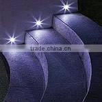 Set of 20 x 30mm Recessed LED Stair lighting fixtures / 12Volt Mini LED Stair lighting fixtures