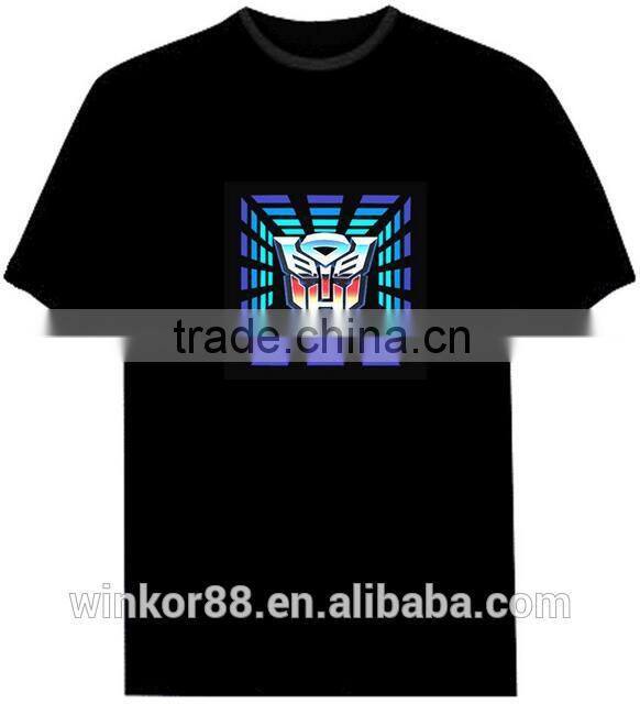 Professional Amazing advertising El t shirts for Christmas