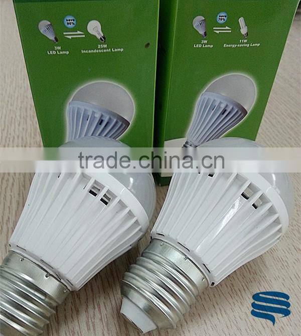 3W 5W E27 Plastic Led Bulb Housing