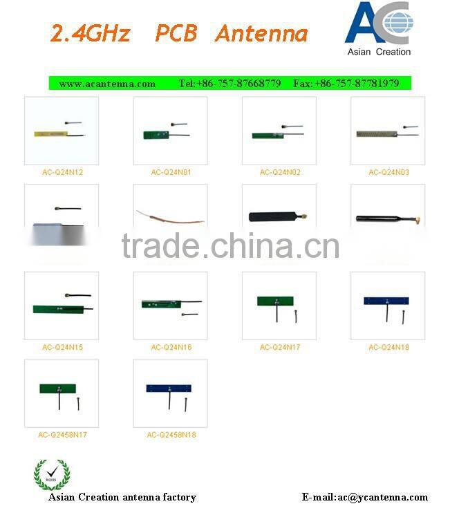 2.4GHZ WIFI PCB ANTENNA with IPEX(U.FL) connector 1.13 mini coaxial cable