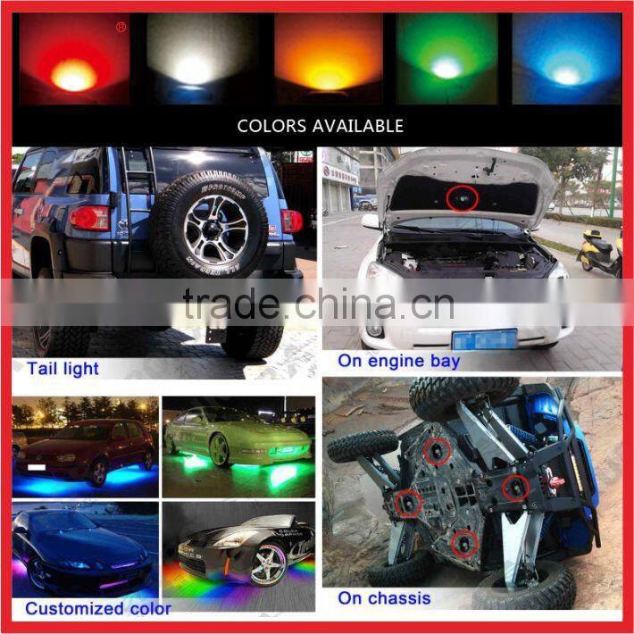 2015 NSSC New IP68 9W Mini LED Rock Light for JEEP Truck and Boats