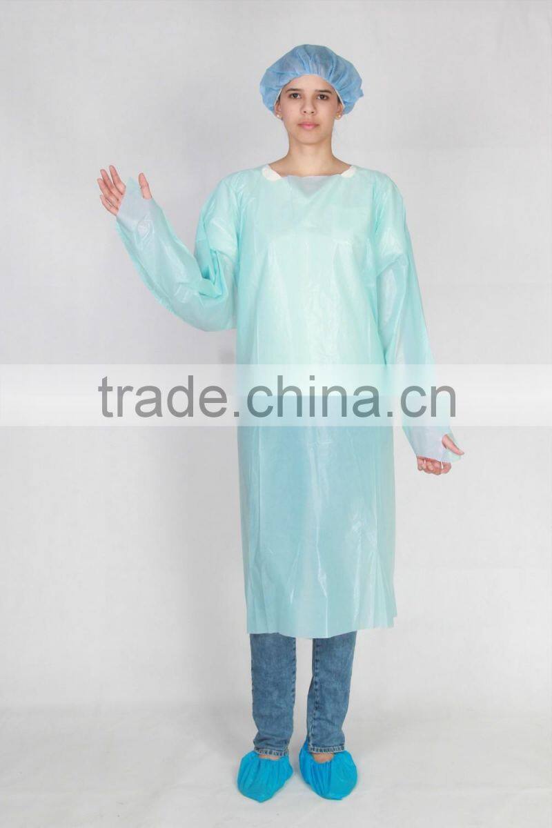 Cheap Disposable Dental Use Blood Proof CPE Gown