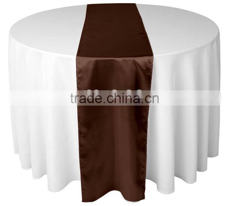 Satin table runner