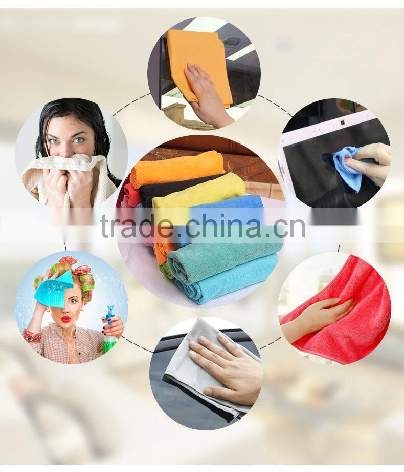 Custome cars washing microfiber cleaning towel