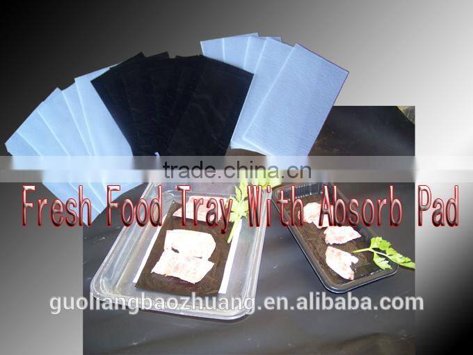 Onsite Check 7YR Alibaba Golden Supplier Absorbent Plastic Food Tray For Fish
