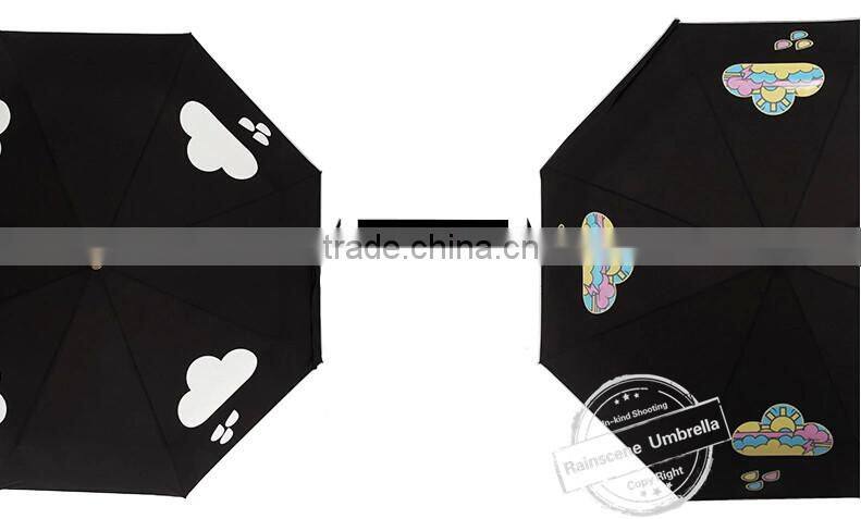 color changing umbrella waterproof rain umbrella