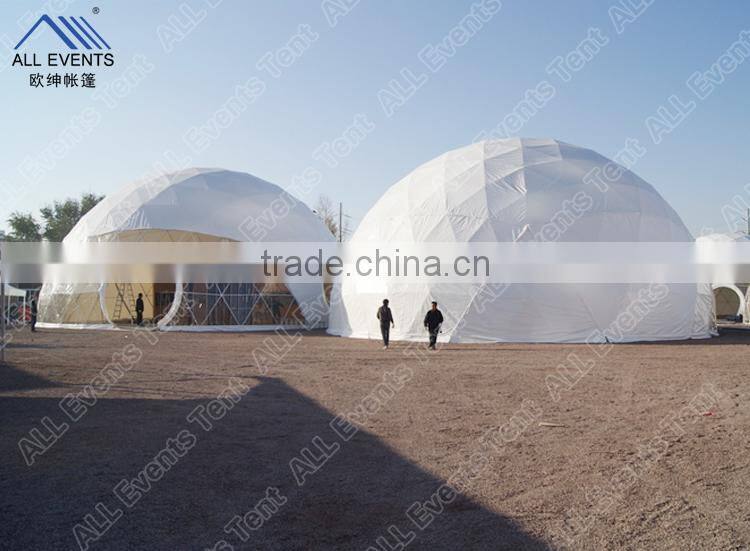 Factory direct sale 15m dome tent for fashion shows