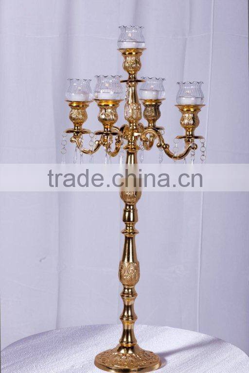 Gold candelabra