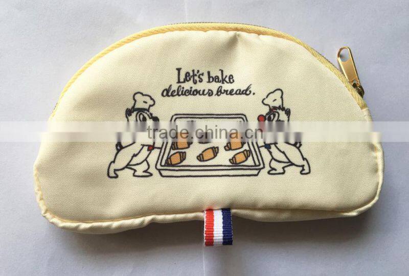 promotional nylon coin purse Hamburger Wallet bag