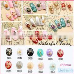 2016 Hotsale Loose Gold Silver Triangle Heart Star Metal Nail Art Rivet And Studs For Nails