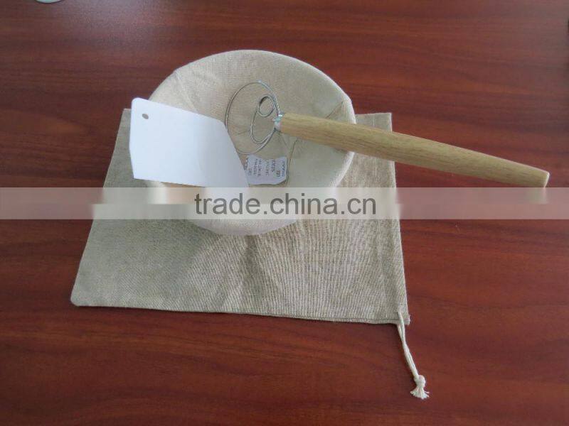 Rattan bread proofing banneton basket with liner