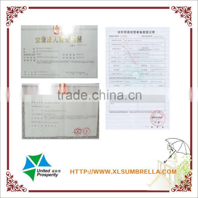 auto open standard size POE materails rainbow umbrella