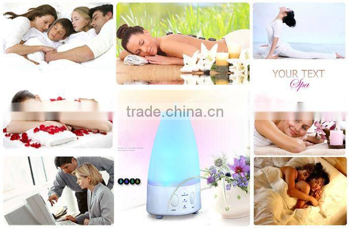 Colorful LED plastic cover cool mist ultrasonic aroma diffuser