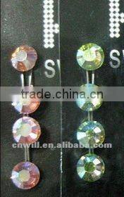 Hot sale crystal hair serum hair crystals hair bling crystal iron in hair crystals wholesale crystal hair accessories