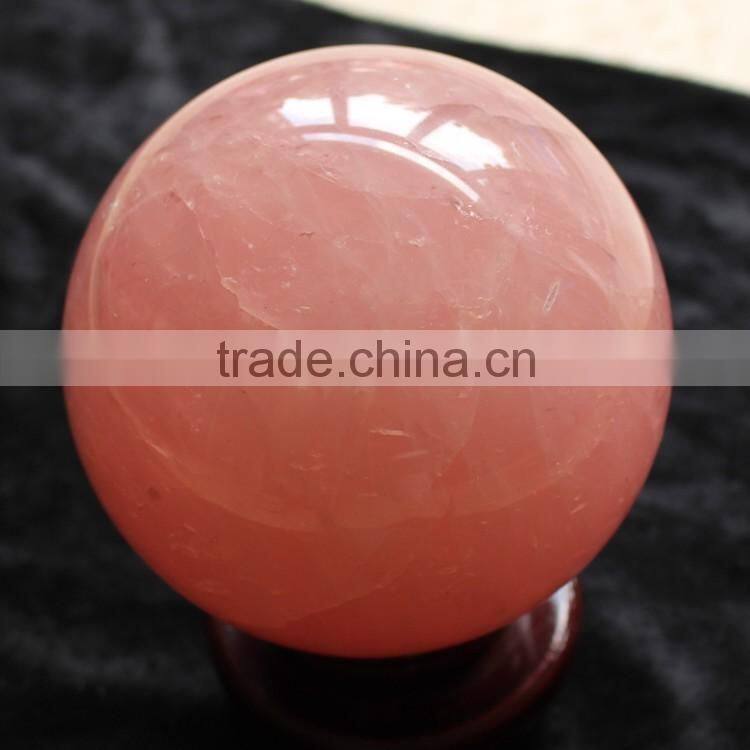 natural rock carved rose quartz crystal spheres for healing