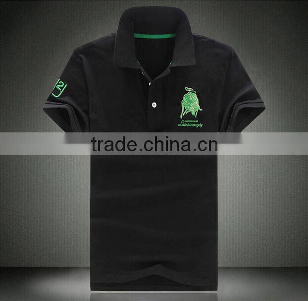 2015 Summer Polo Mens Fashion Slim Fit Men Polo Shirt Short Sleeve Cotton Plus Size Solid Casual Polo Shirt Promotion