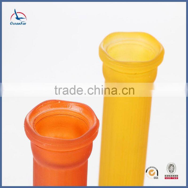Factory Direct Sale Colored Vase Wholesale Bulk Long Neck Glass Vase With Round Bottom