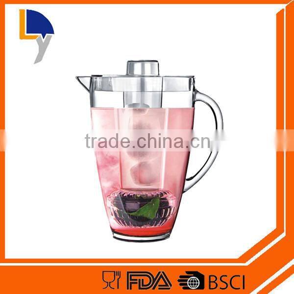 BPA Free Certification and Plastic Material fruit infuser pitcher