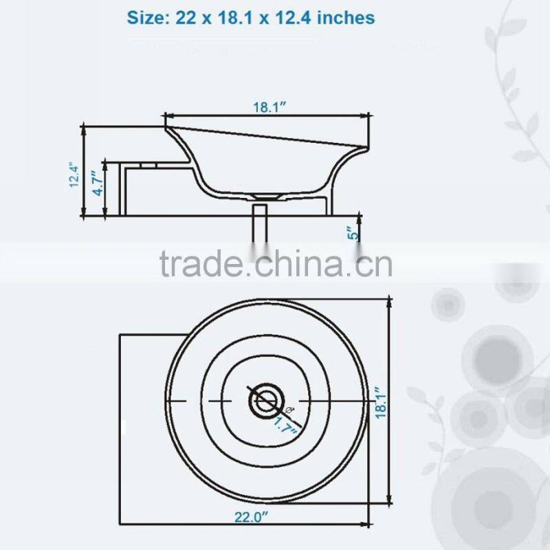 Wholesale Low Price High Quality Artificial Stone Basin