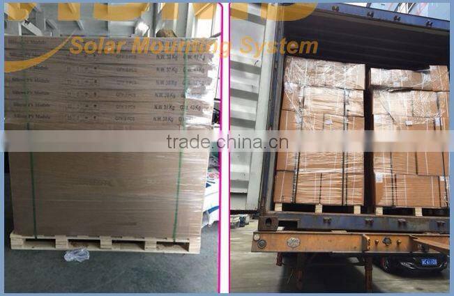 Easy installation aluminum solar panel mounting structure