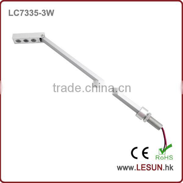 Cut hole 10mm 3W cabinet led light/jewlery lighting LC7335-3