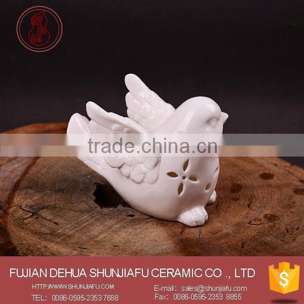 2016 Cute white porcelain tray birds ornaments for modern home Decoration