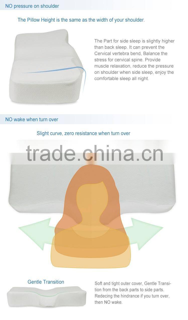 Best quality Approval memory foam pillow With logo Printing