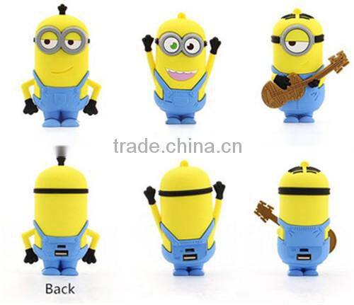 2015 NEW ARRIVAL Christmas gifts cartoon power bank 5200mah with high quality