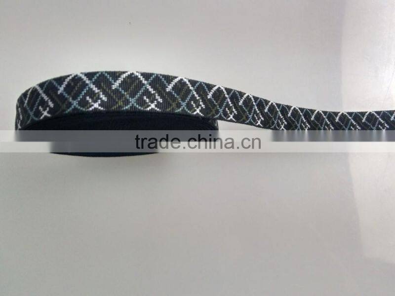 Custom design colorful pattern cotton belt webbing for shoes