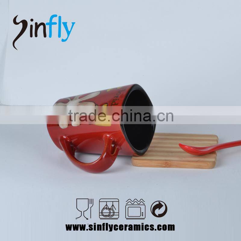 2015 reaction glaze cheap promotion cup ceramic cup