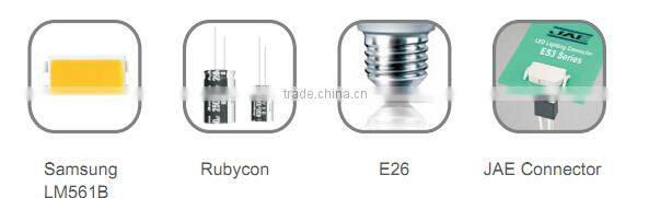 Singapore UL Listed LED Corn Lamps,10W with SAMSUNG 5630 LEDs and Rubycon Capacitors, 360degree Integrated led corn lamp