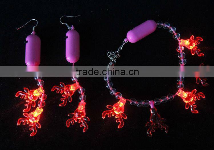 Red LED lighted Bracelet ,Valentine's day blinking bracelet
