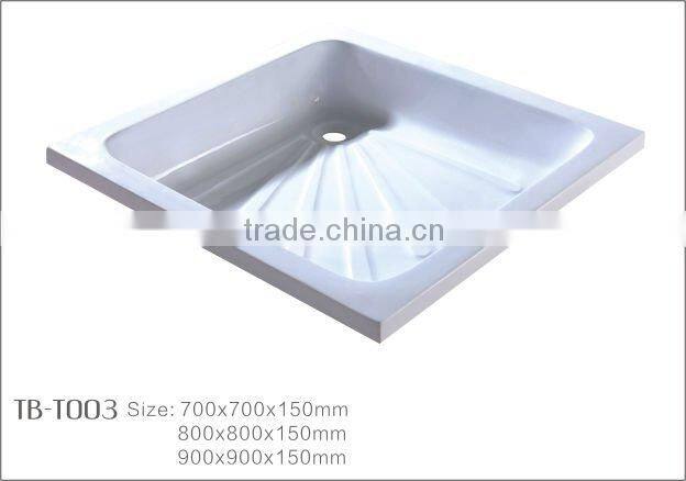 Export rectangle-shape with 150mm height shower basin (TB-B001B)