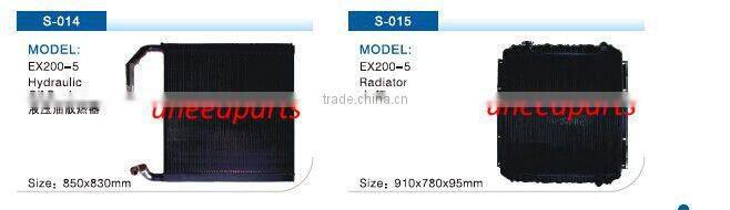 Factory direct supply Hitachi EX120-1 radiator