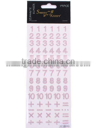 Smart and Kraft Diamante Figure Sticker