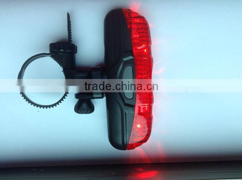 Hot sale in Korea newest bike frame 5 red led bicycle light